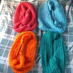 Handmade Infinity scarves